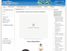 Tablet Screenshot of cursos.tintorerias.com